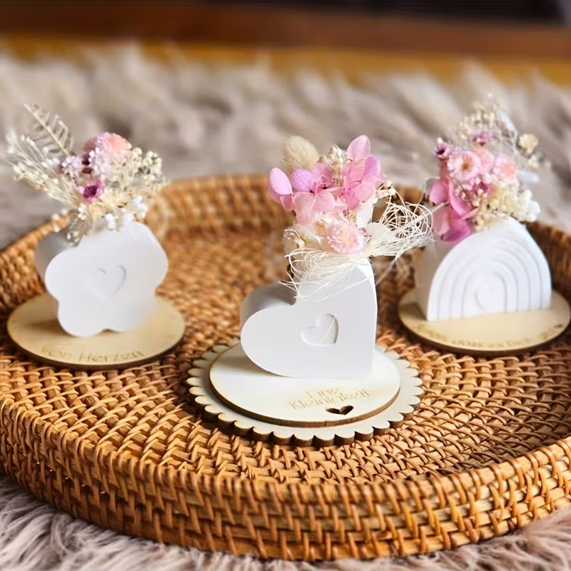 Resin Crafts Diy - 1/4pcs Silicone Vase Molds for DIY