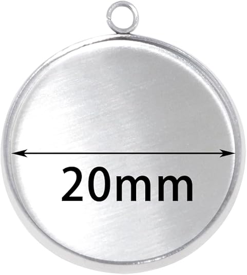20 Pieces Stainless Steel Roun – обзор и цена Resin Crafts