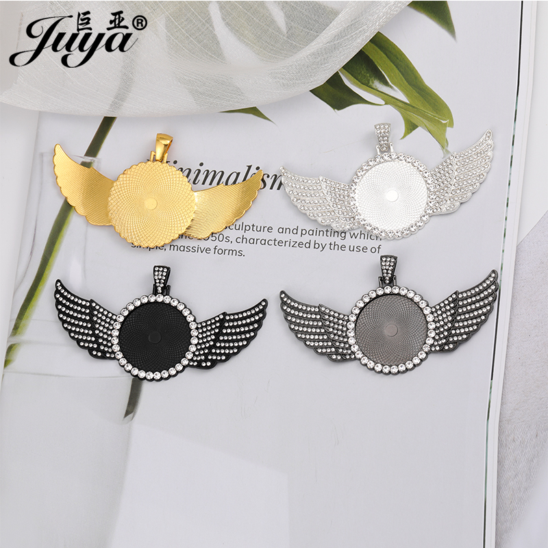 5PCS Blank Wings Pendant Setti – обзор и цена Bezels Set Pendant