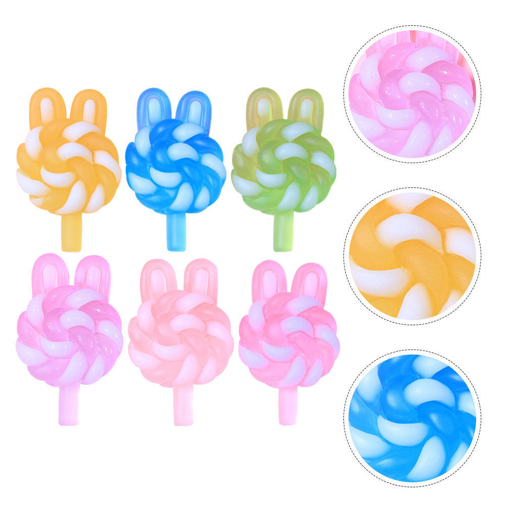 24Pcs Cute Cartoon Lollipop Ch – обзор и цена Resin Craft Supplies
