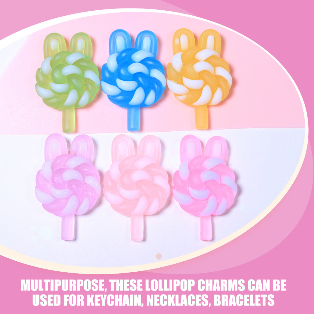 24Pcs Cute Cartoon Lollipop Ch – обзор и цена Resin Craft Supplies