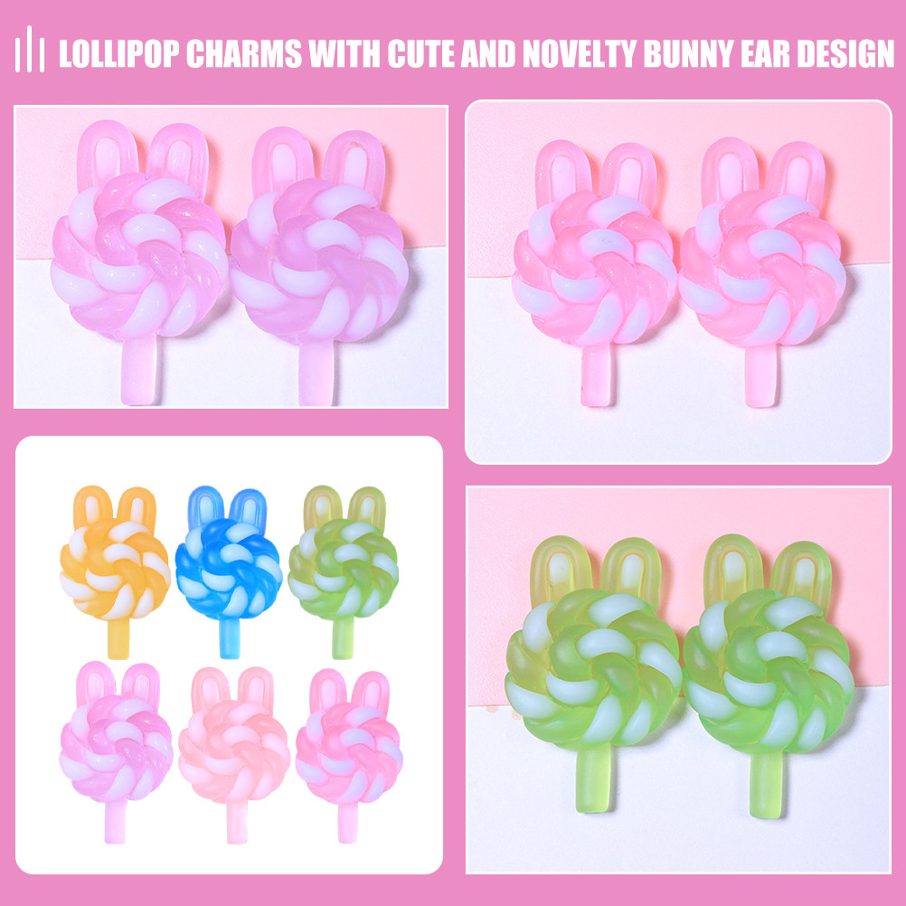 24Pcs Cute Cartoon Lollipop Ch – обзор и цена Resin Craft Supplies