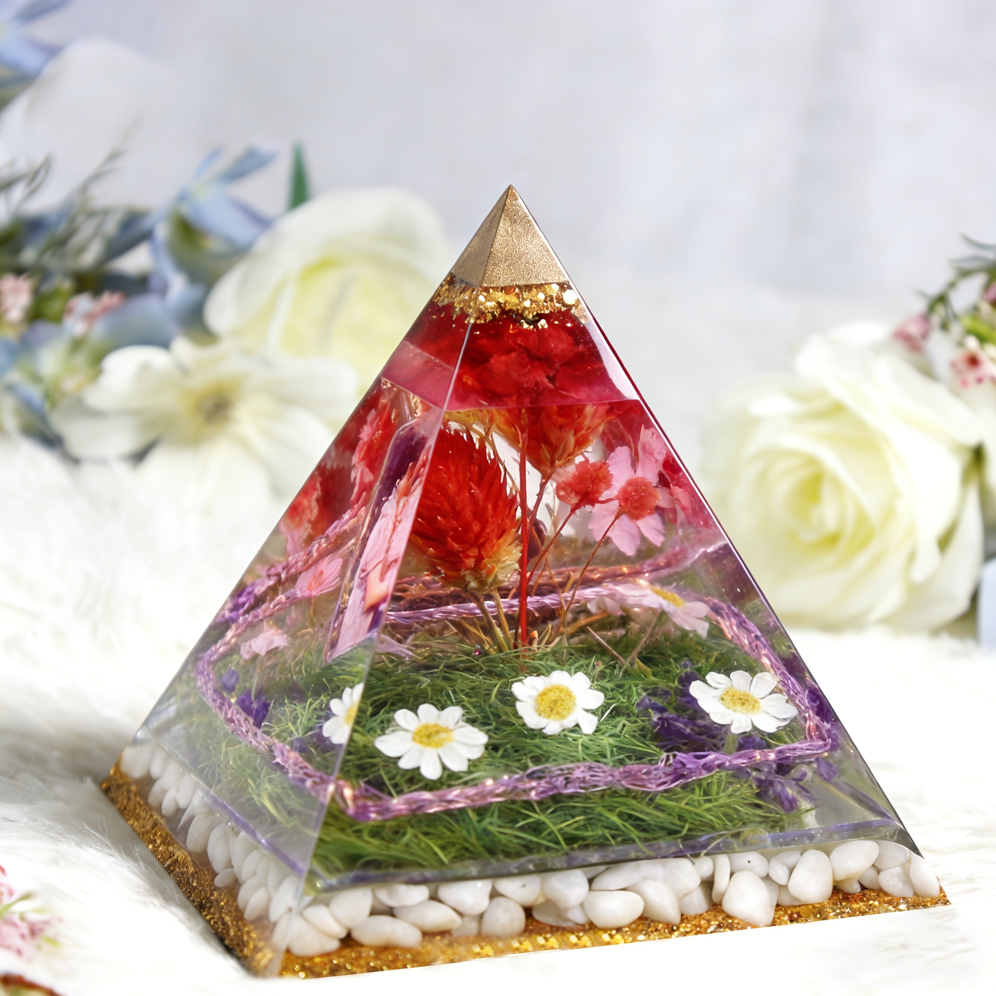 5pc- Pyramid resin molds of va – обзор и цена Resin Jewelry Kit