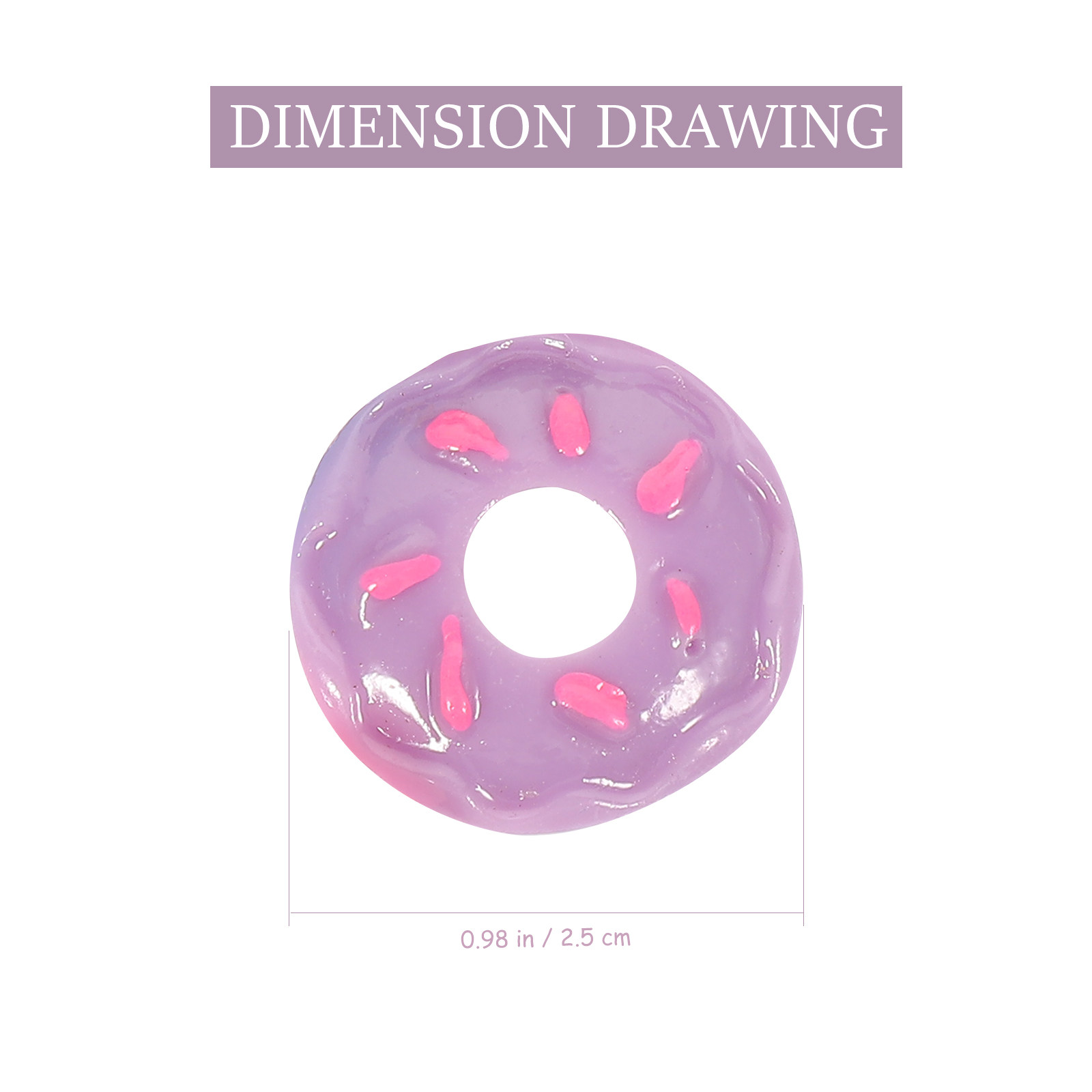 30Pcs Mini Donut Resin Ornamen – обзор и цена Resin Craft Supplies