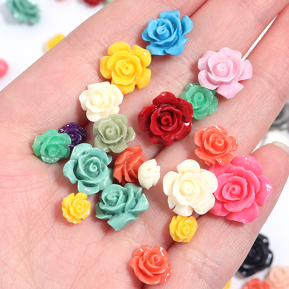 10pcs 6 8 10 12 15mm Imitation – обзор и цена Flower Preservation Resin