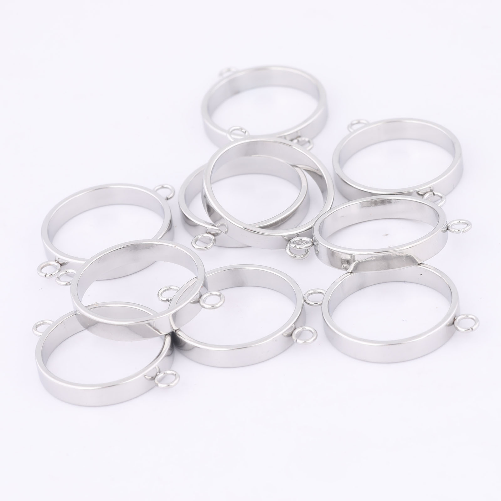 10pcs Stainless Steel 14mm Ope – обзор и цена Resin Craft Projects