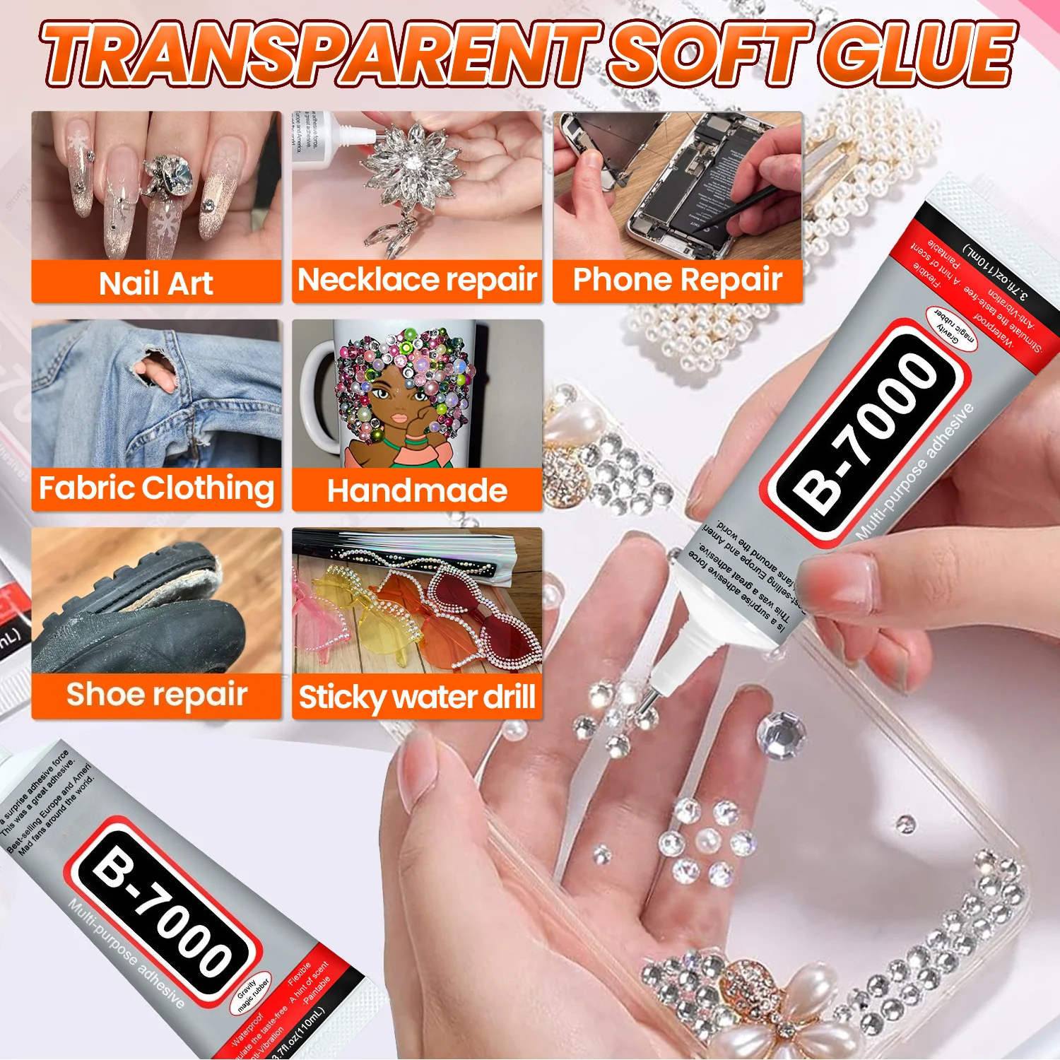 1-10Pcs B-7000 Super Glue Lool – обзор и цена Resin Crafts