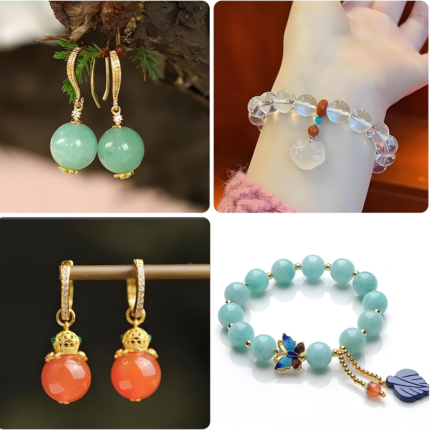 Two perforated spherical silic – обзор и цена Resin Jewelry Kit