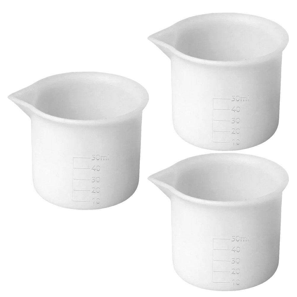 3Pcs 50Ml Silicone Measuring C – обзор и цена Mixing Cup Silicone