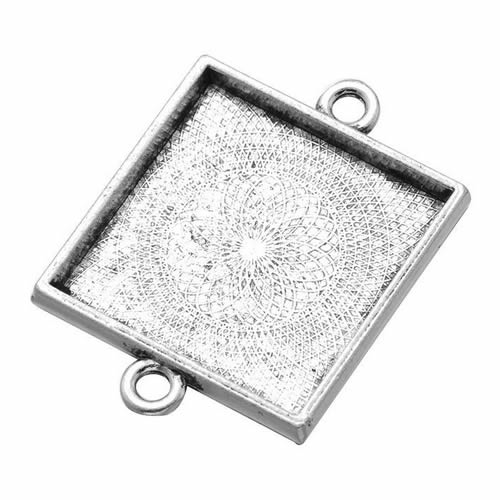 Onebeading Fit 25x25mm Square  – обзор и цена Bezels Set Pendant
