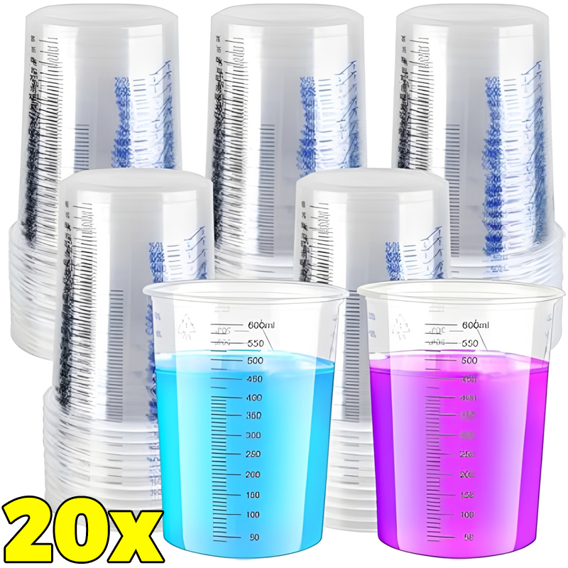 Transparent Plastic Measuring  – обзор и цена Mixing Cup Silicone