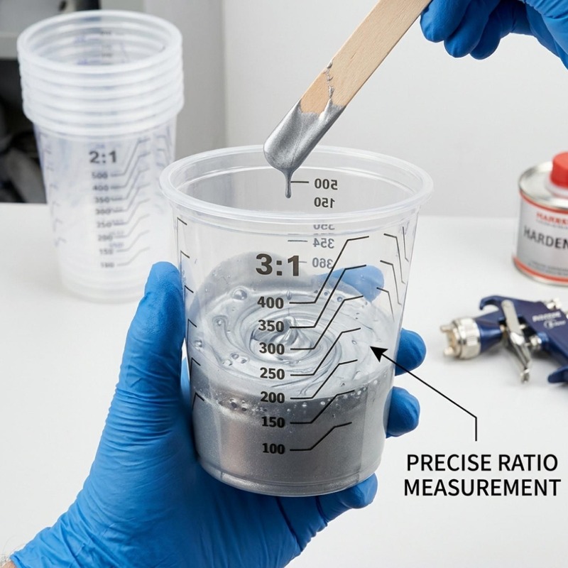 Transparent Plastic Measuring  – обзор и цена Mixing Cup Silicone