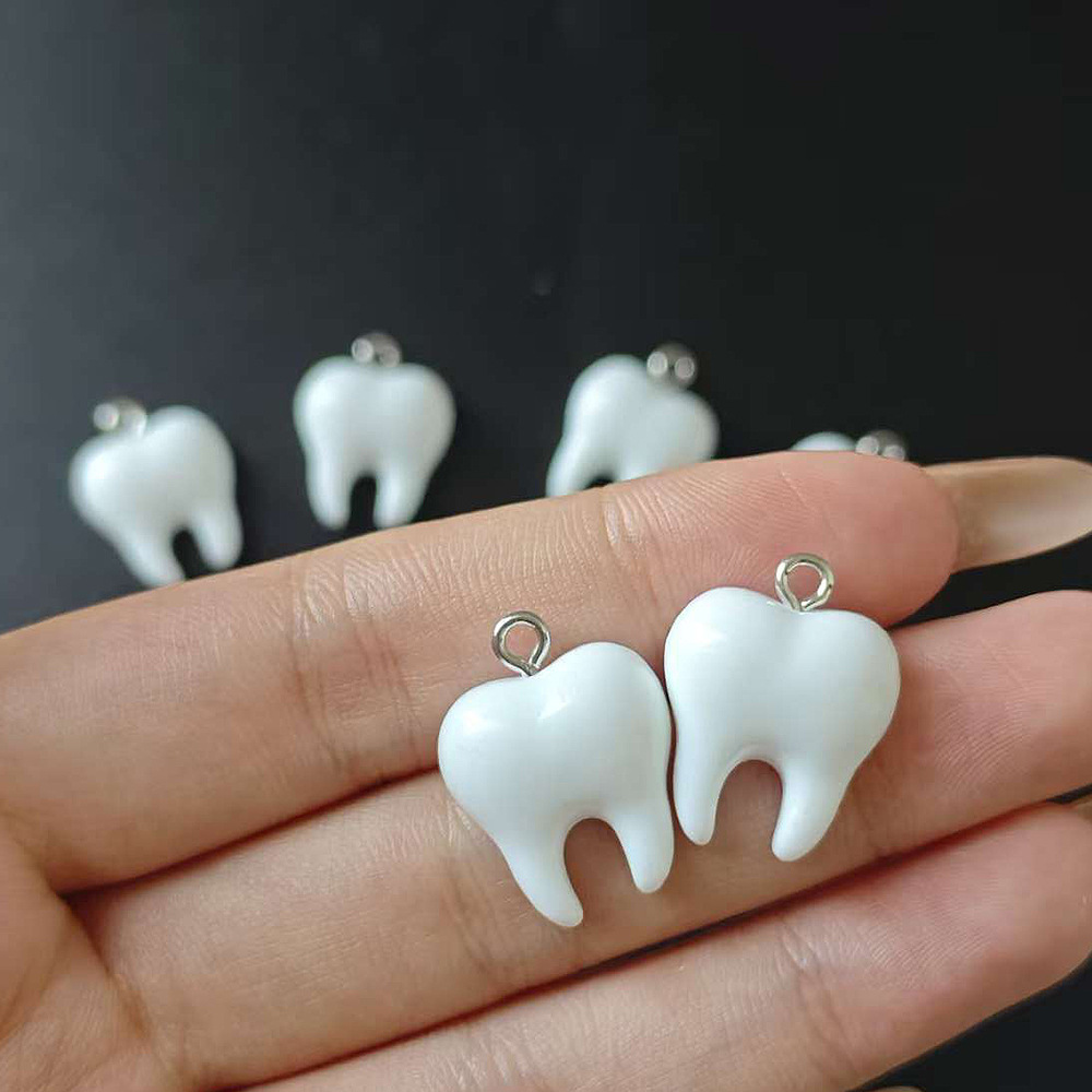 10pcs Cute White Teeth Resin P – обзор и цена Resin Craft Projects
