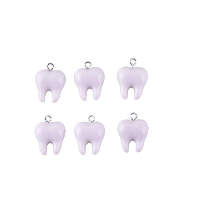 10pcs Cute White Teeth Resin P – обзор и цена Resin Craft Projects