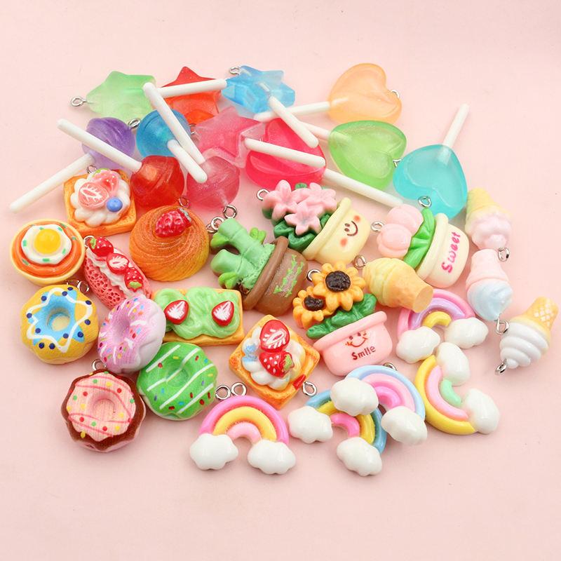 10pcs Mixed Colors Resin Cute  – обзор и цена Flower Preservation Resin