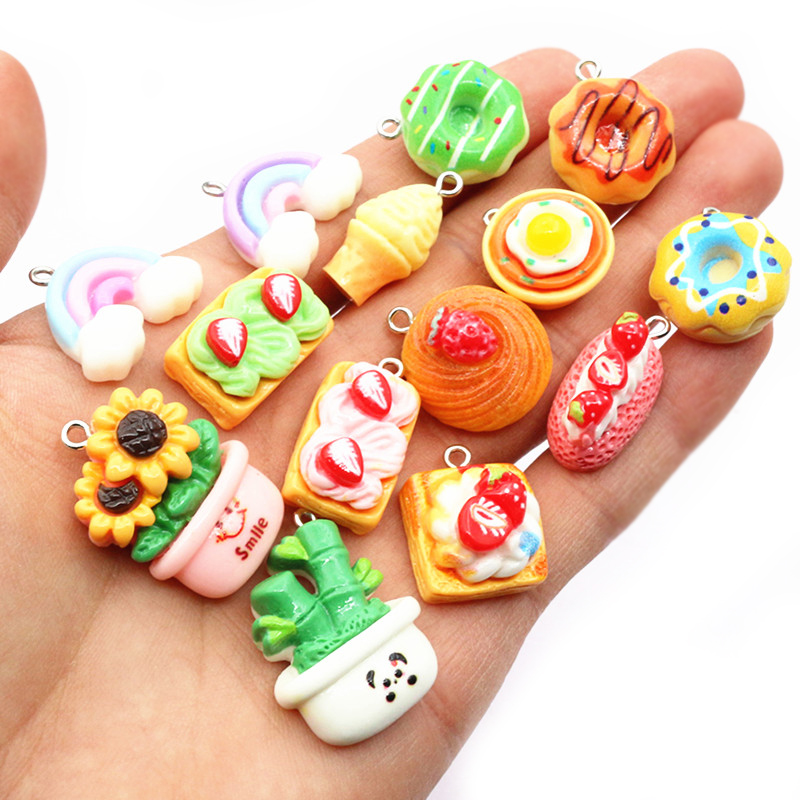 10pcs Mixed Colors Resin Cute  – обзор и цена Flower Preservation Resin