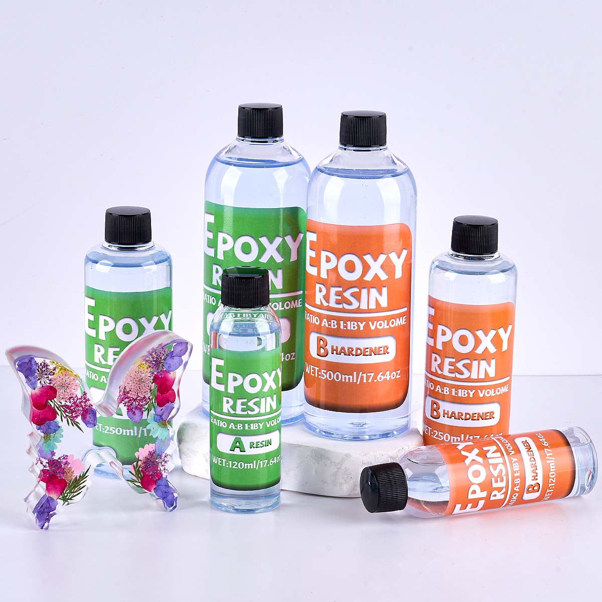 1:1 Ratio Epoxy Resin Kit Anti – обзор и цена Resin Jewelry Kit