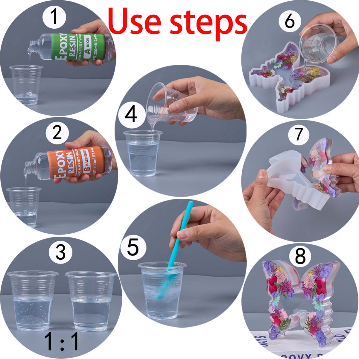 1:1 Ratio Epoxy Resin Kit Anti – обзор и цена Resin Jewelry Kit