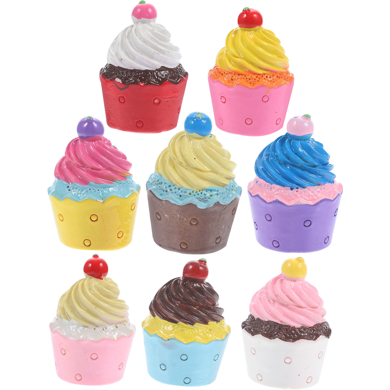 8Pcs Resin Simulated Cupcake D – обзор и цена Resin Craft Supplies
