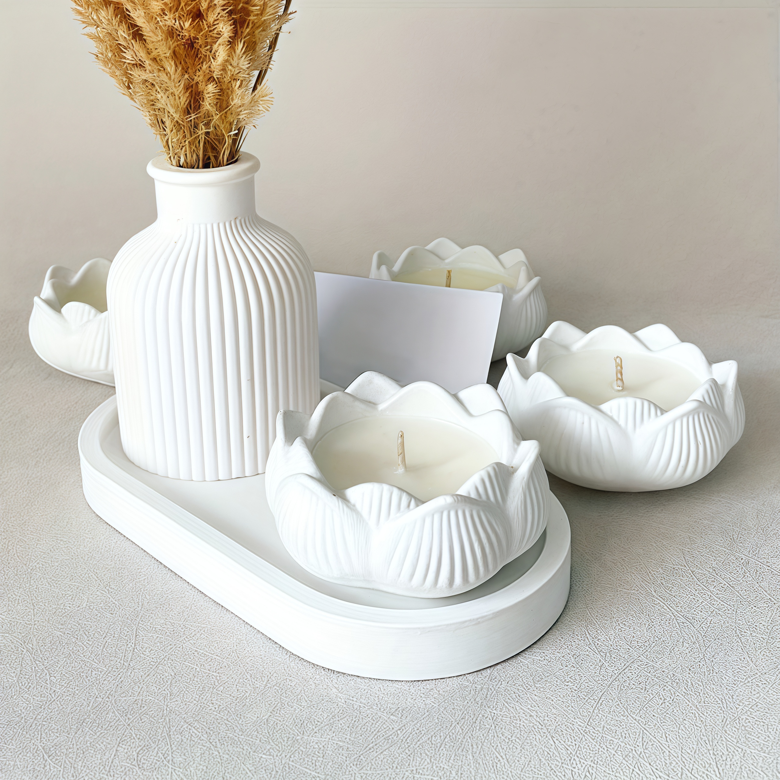 3pcs Silicone Mold Vases, Oval – обзор и цена Serving Tray Mold