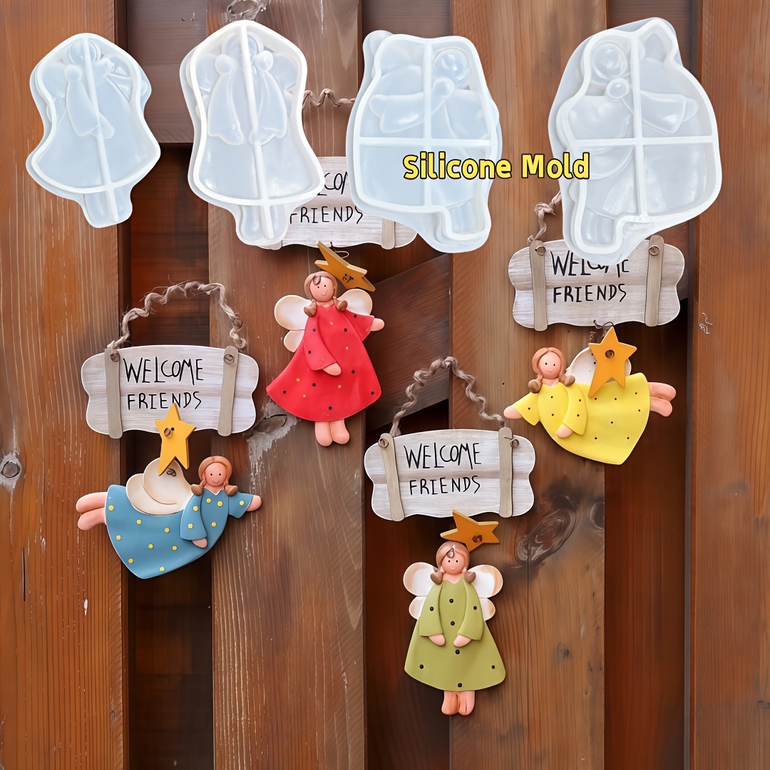 4pcs Angel Pendant Mold, Resin – обзор и цена Resin Craft Ideas