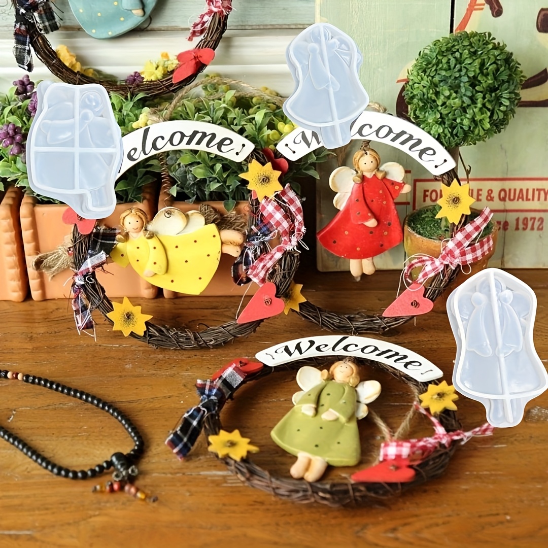 4pcs Angel Pendant Mold, Resin – обзор и цена Resin Craft Ideas