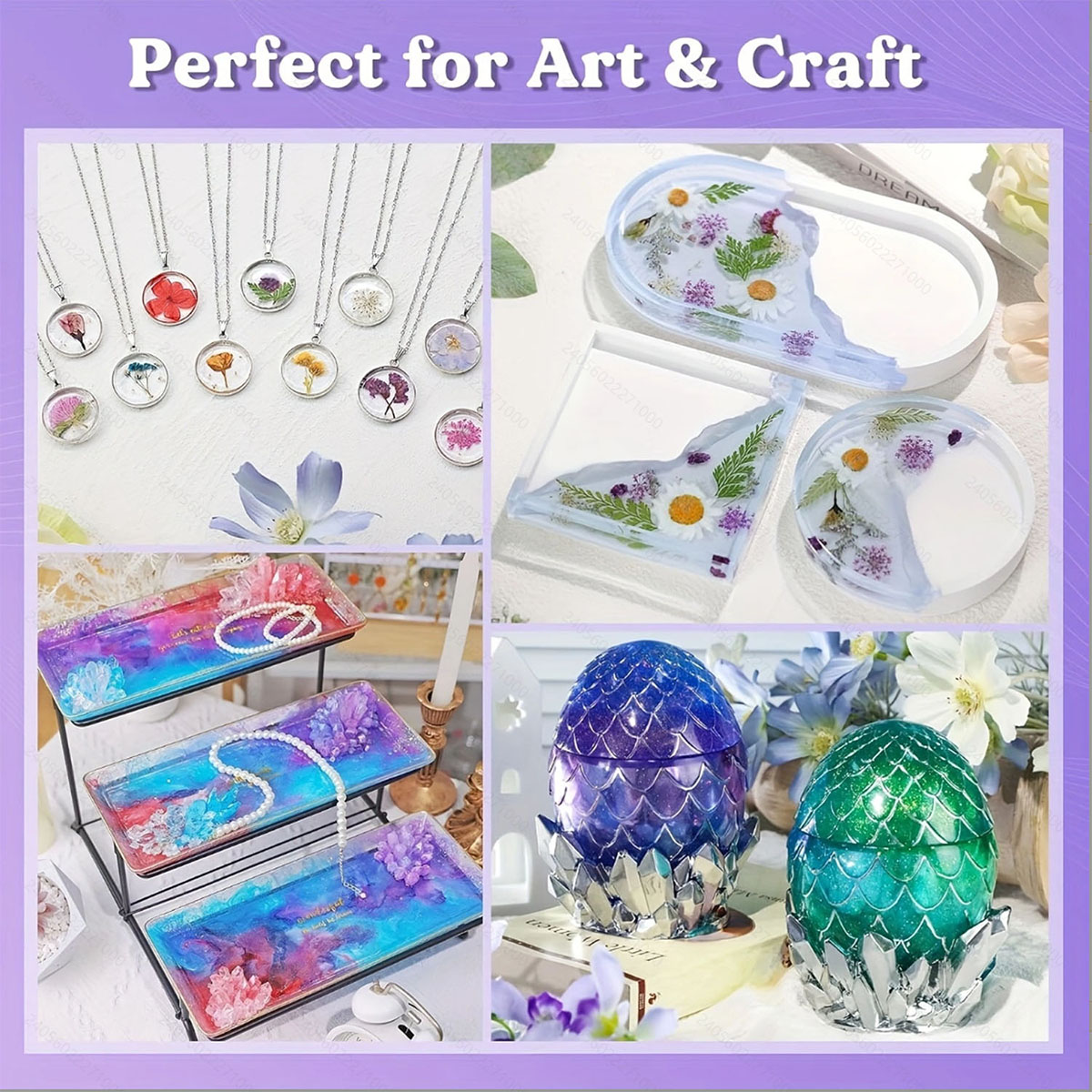 125ml/250ml Crystal Clear Cast – обзор и цена Resin Jewelry Kit