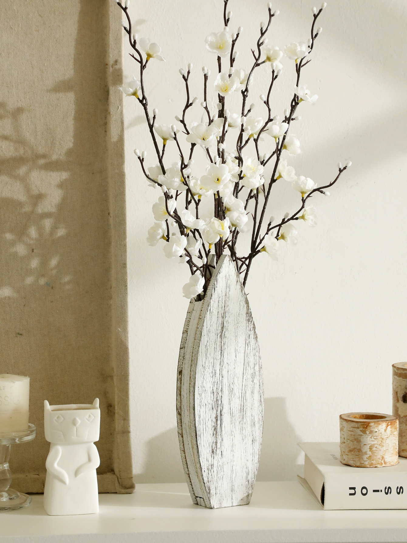 Nautical Wooden Vase Whale Tai – обзор и цена Dried Flower Bulk