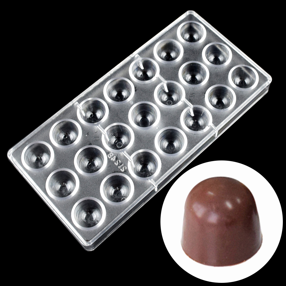 21 Cavity Dome Chocolate Mold  – обзор и цена Dome Mold Clear