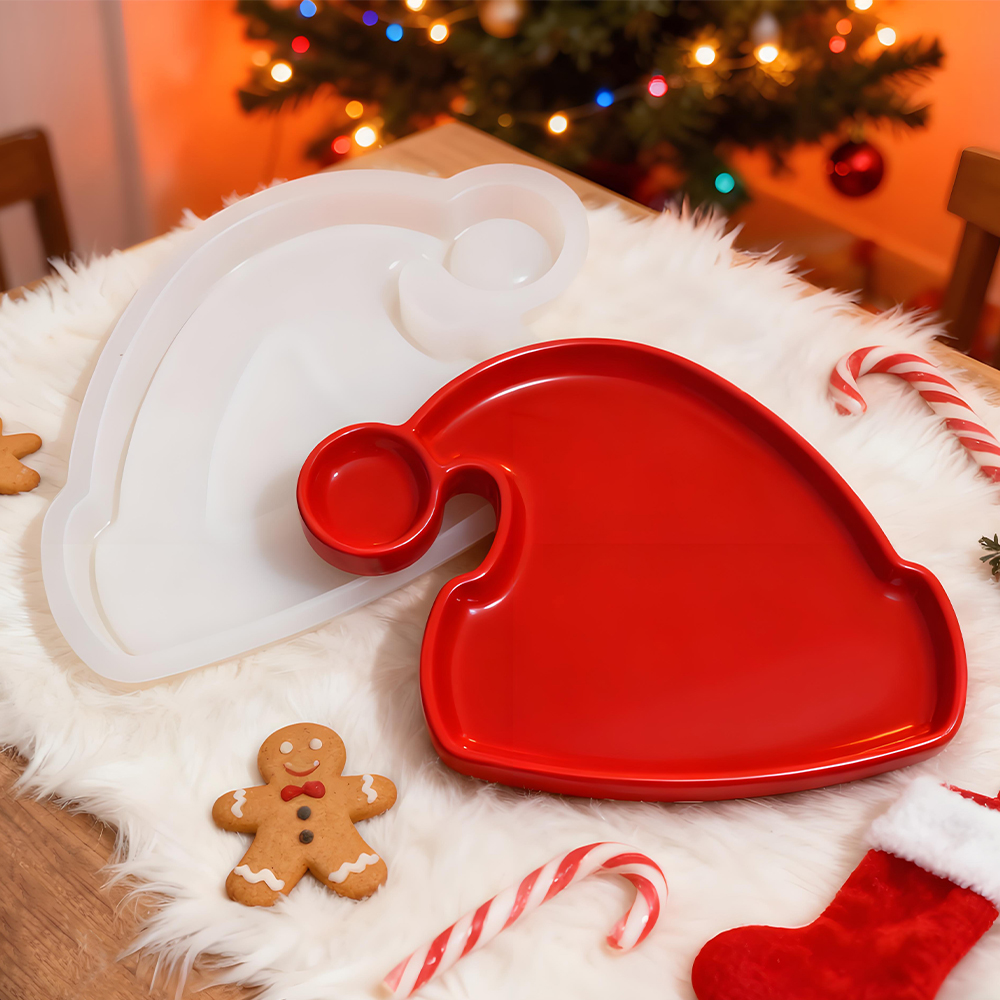 S0246 Christmas Tree Santa Hat – обзор и цена Serving Tray Mold