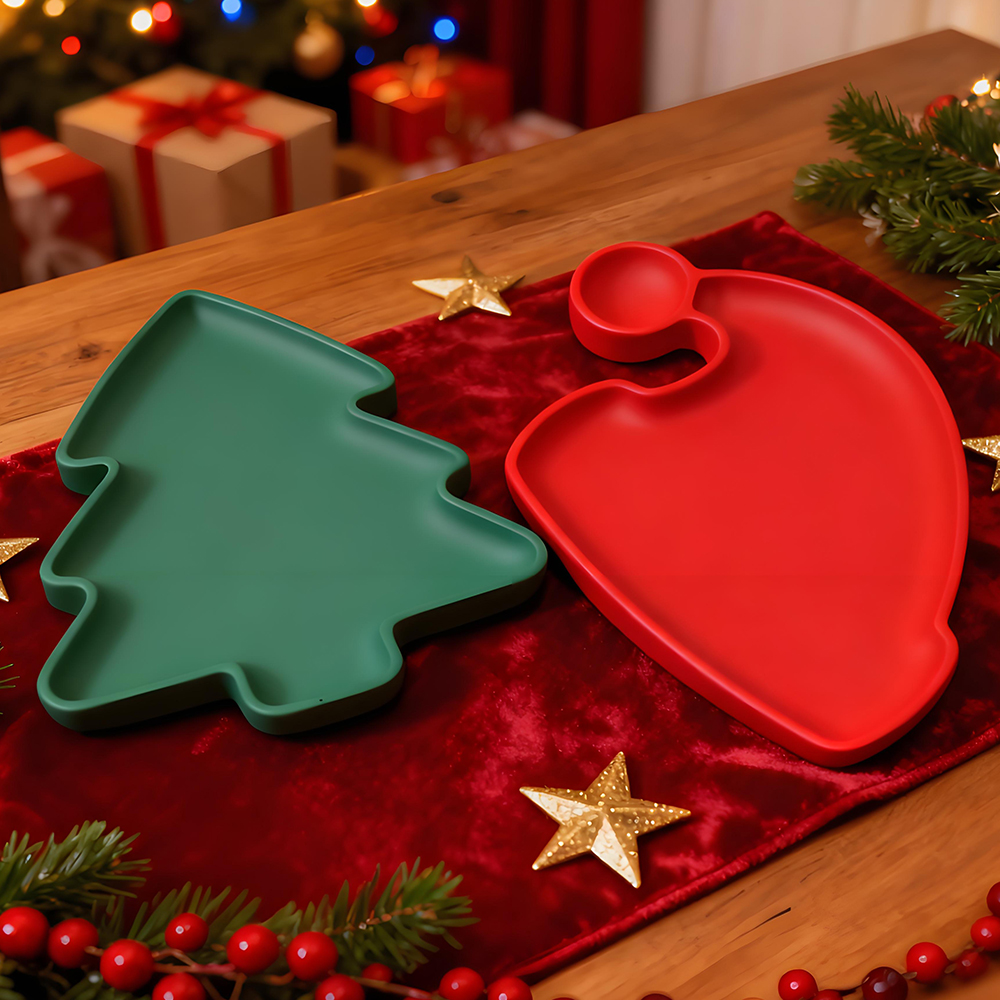 S0246 Christmas Tree Santa Hat – обзор и цена Serving Tray Mold