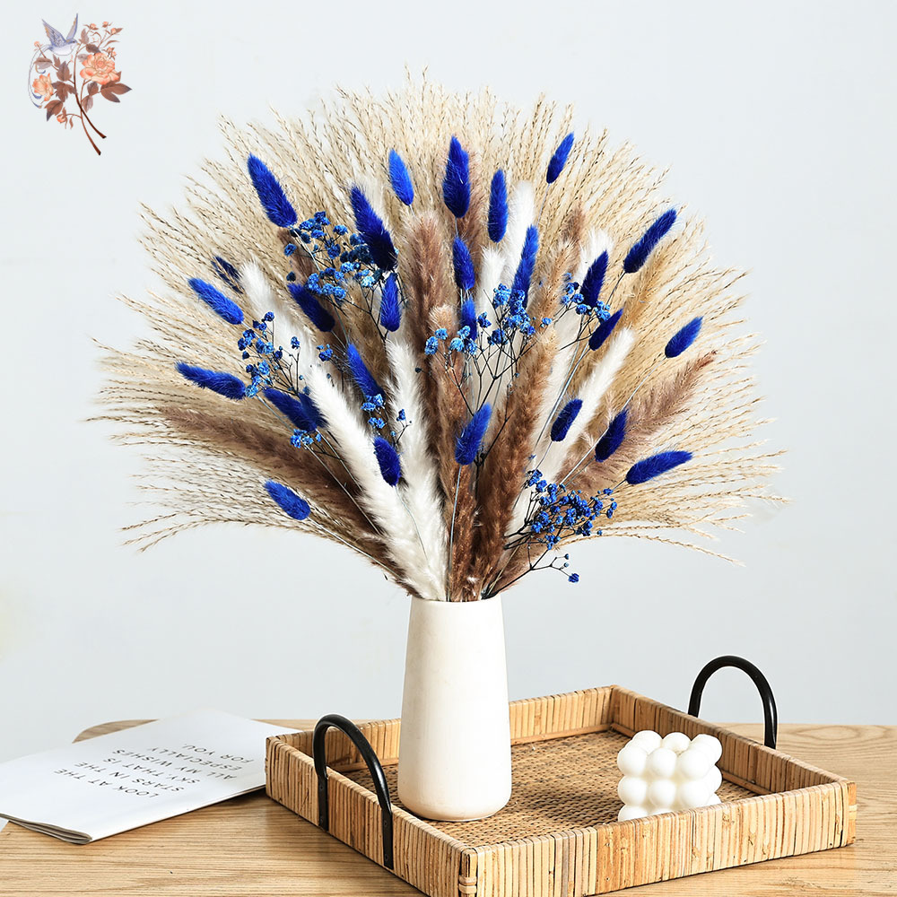 70 Stem Blue Fluffly Rabbit Ta – обзор и цена Dried Flower Bulk