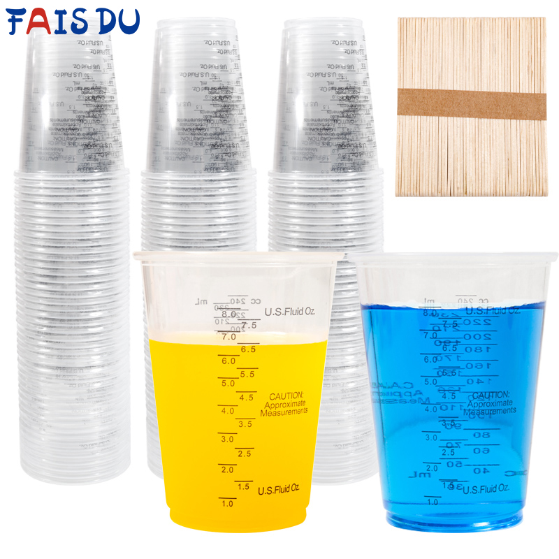 FAIS DU 8oz Disposable Measuri – обзор и цена Mixing Cup Silicone