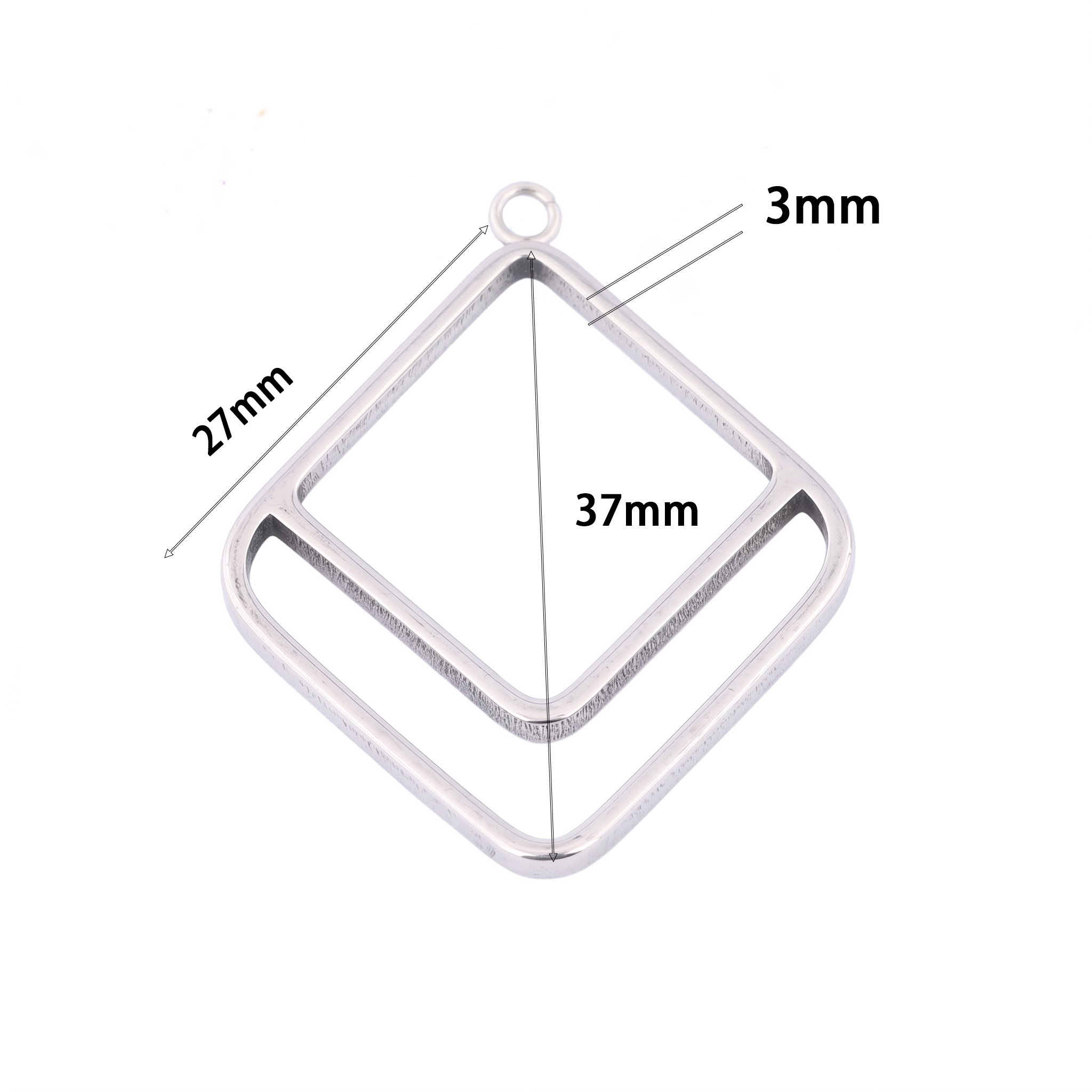 10pcs Square Triangle 3mm Thic – обзор и цена Resin Craft Projects