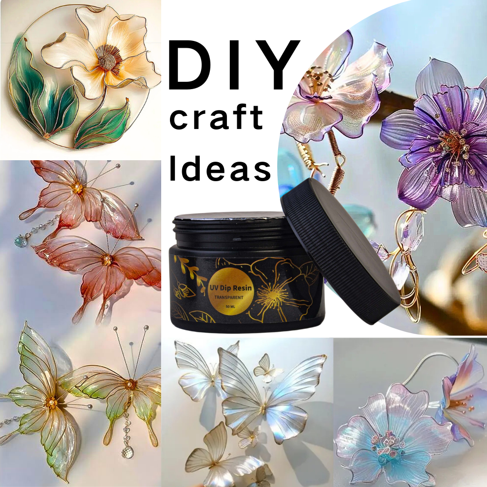 UV DIP Resin Glue Set 50/100ml – обзор и цена Flower Preservation Resin