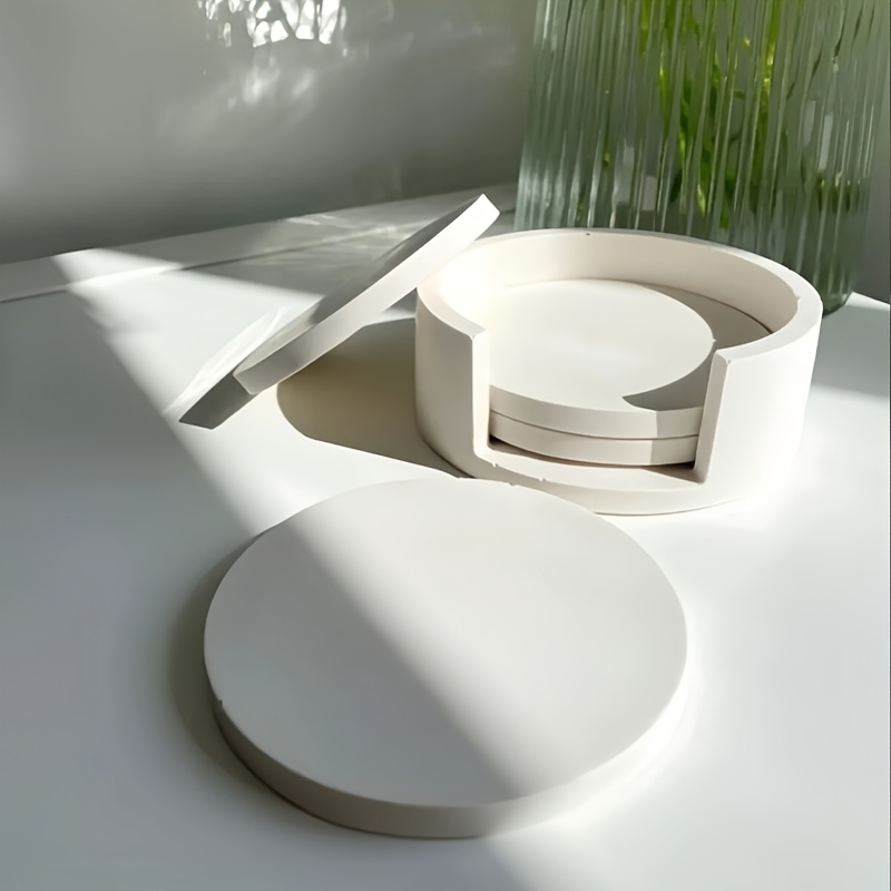 5pcs Round Coaster Silicone Mo – обзор и цена Serving Tray Mold