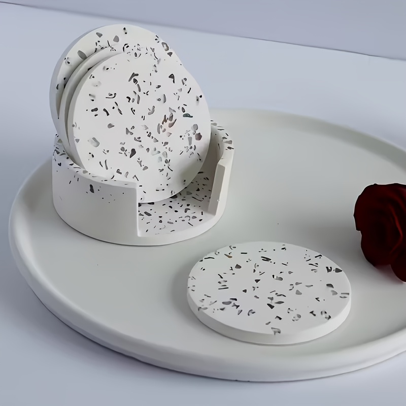 5pcs Round Coaster Silicone Mo – обзор и цена Serving Tray Mold