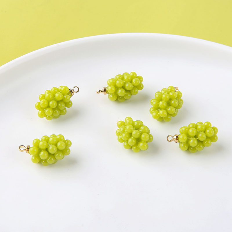 6pcs Cute Little Grapes Resin  – обзор и цена Resin Craft Projects