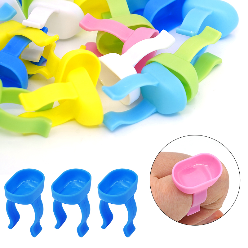 20pcs Dental Mixing Finger Rin – обзор и цена Mixing Cup Silicone