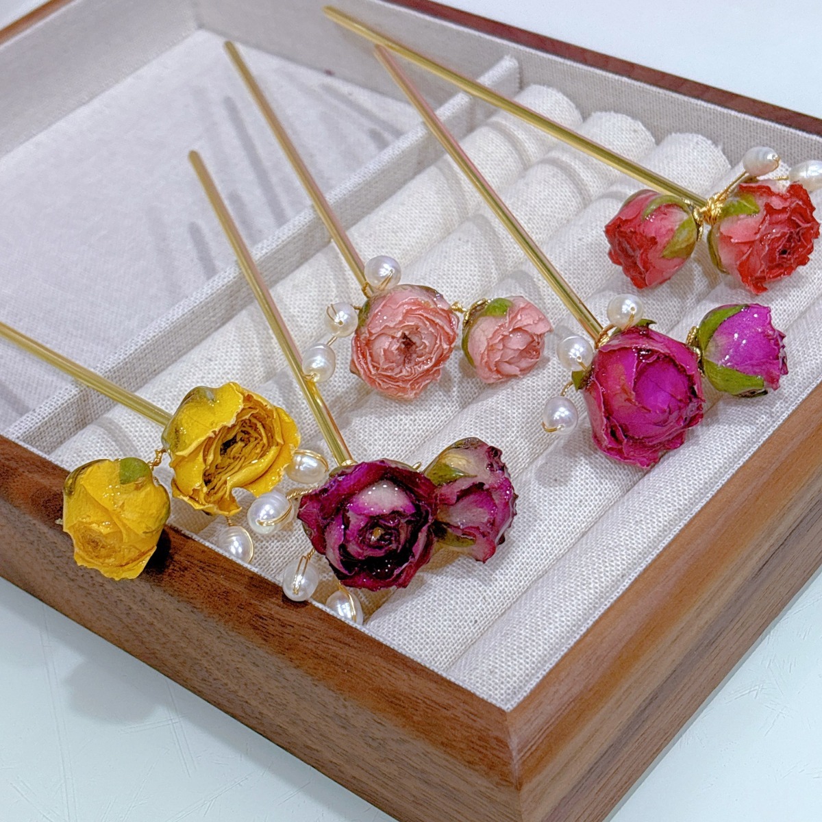 5pcs Drip Glue Roses Dried Flo – обзор и цена Dried Flower Bulk