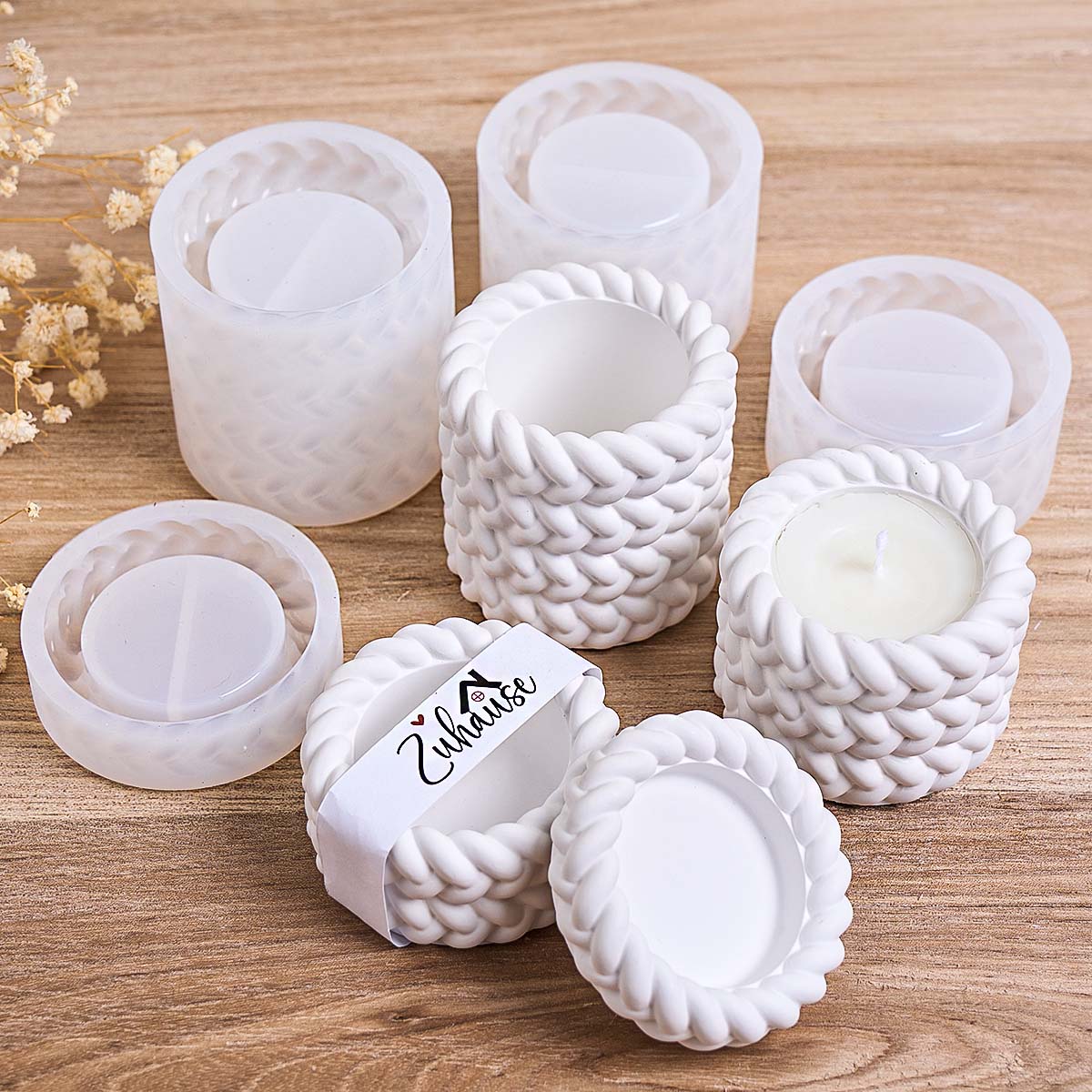 Woven Candle Jar Silicone Mold – обзор и цена Serving Tray Mold