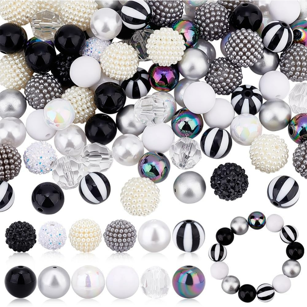 106pcs Chunky Beads 12 Styles  – обзор и цена Resin Crafts