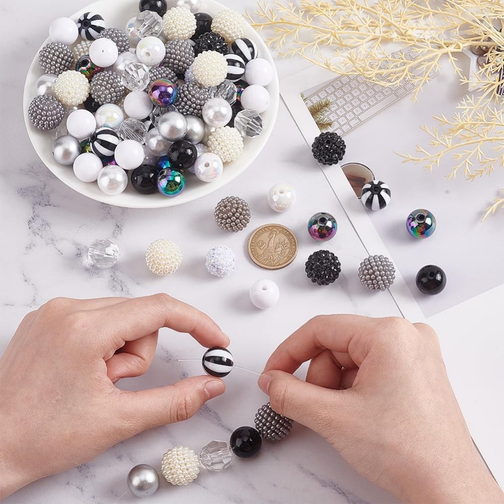 106pcs Chunky Beads 12 Styles  – обзор и цена Resin Crafts
