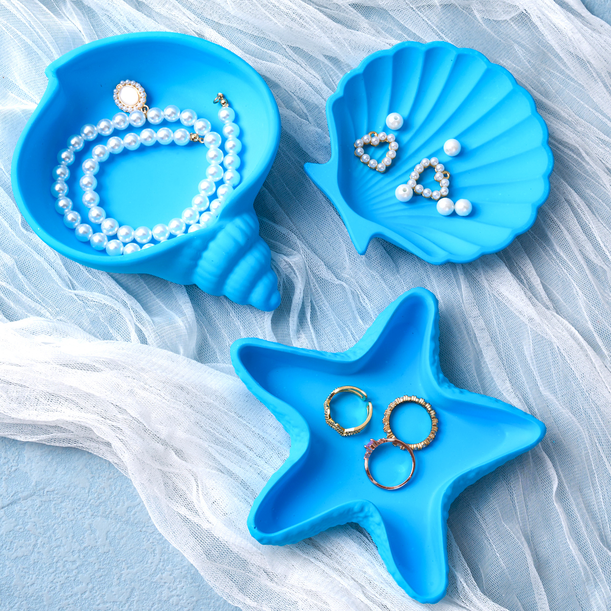 DIY Concrete Starfish Starage  – обзор и цена Serving Tray Mold