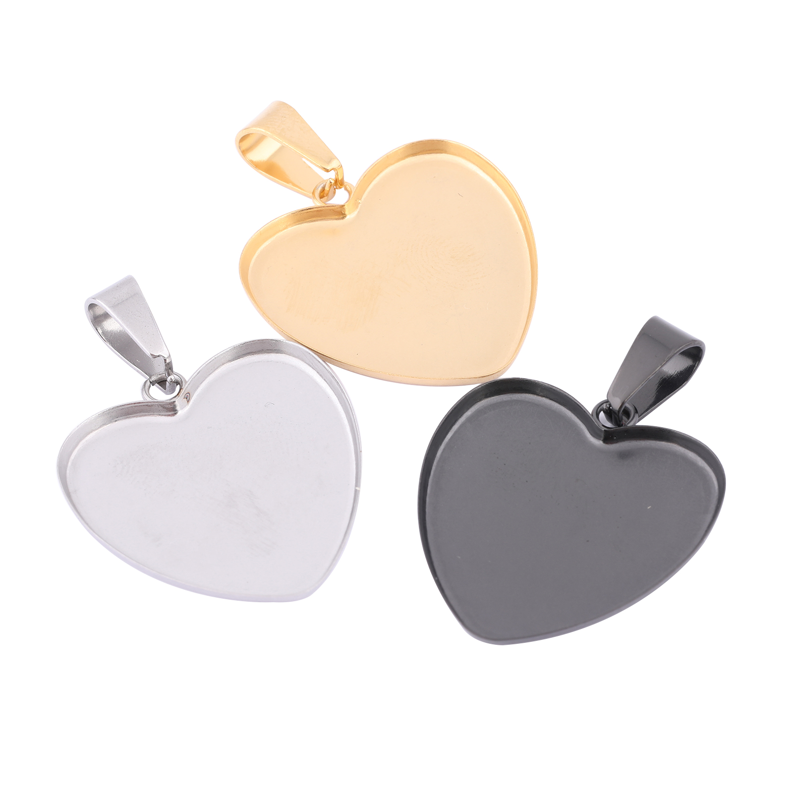 10pcs Stainless Steel Gold Pla – обзор и цена Bezels Set Pendant