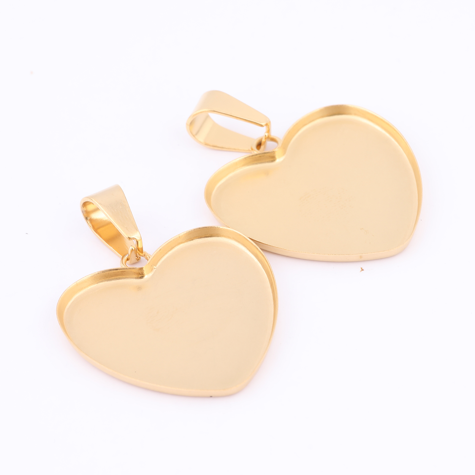 10pcs Stainless Steel Gold Pla – обзор и цена Bezels Set Pendant
