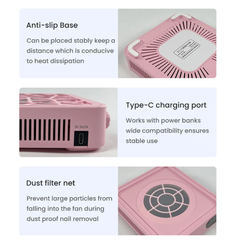 Rechargeable Nail Dust Collect – обзор и цена Vacuum Chamber Small