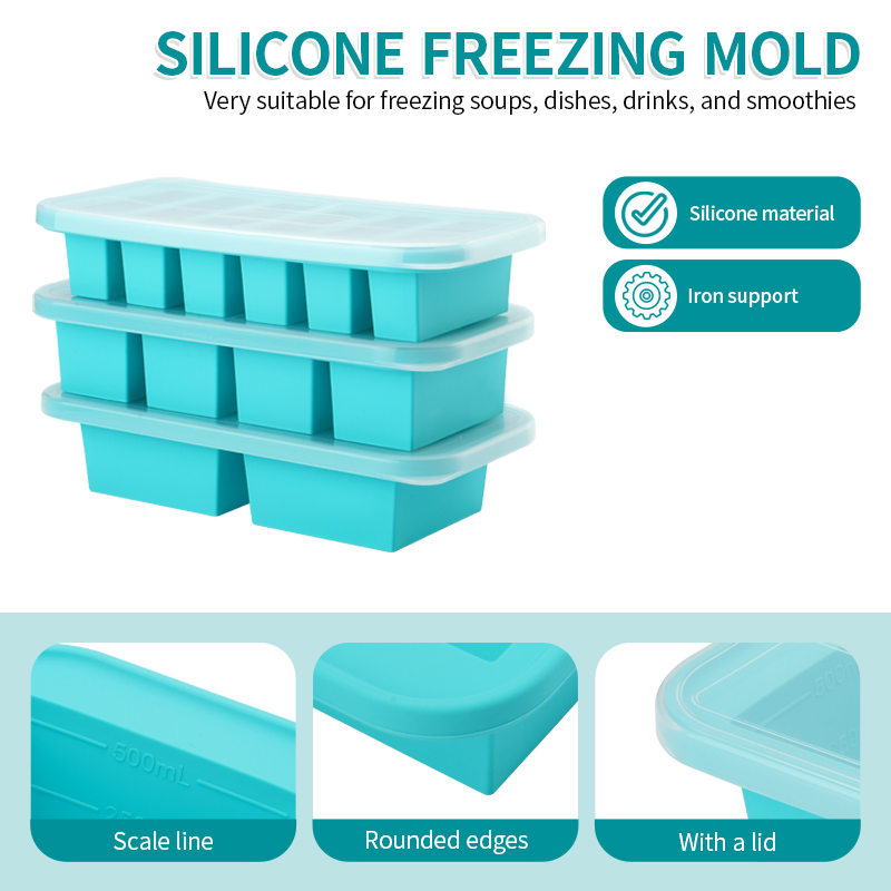2 or 3-piece Silicone Freezer  – обзор и цена Serving Tray Mold