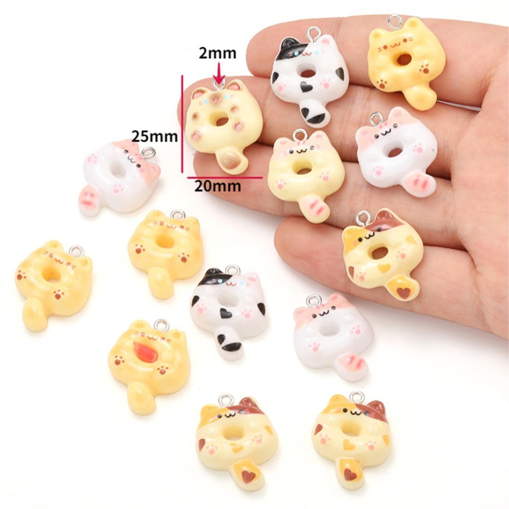 10Pcs Kawaii Cartoon Cat Resin – обзор и цена Resin Craft Projects