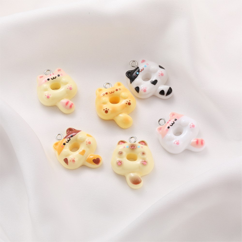10Pcs Kawaii Cartoon Cat Resin – обзор и цена Resin Craft Projects